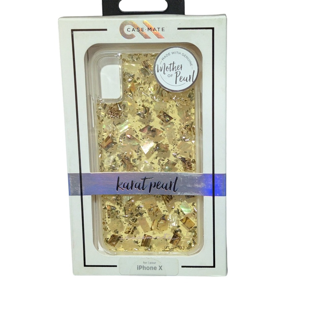 i8. Case-Mate Karat Pearl case‎ for iPhone X / XS, In "Real" Mother of Pearl